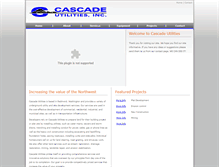 Tablet Screenshot of cascadeutilities.com